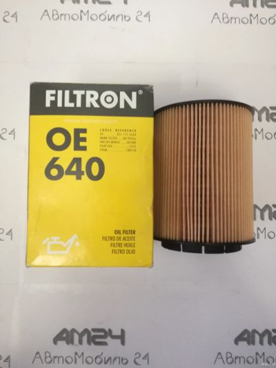 Лот: 15298946. Фото: 1. Фильтр масляный Filtron OE 640... Расходные материалы
