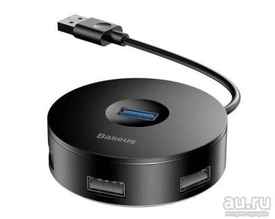 Лот: 16603547. Фото: 1. USB HUB Baseus 4 порта USB 3.0... USB хабы