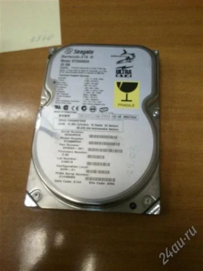 Лот: 2444821. Фото: 1. Жесткий диск Seagate Barracuda... Жёсткие диски (HDD)