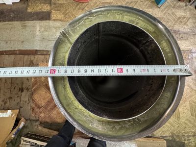Лот: 25008443. Фото: 1. Сэндвич труба для дымохода 1м... Дымоходы