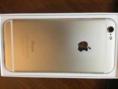 Лот: 9895918. Фото: 1. IPhone 6 64 GB Gold. Смартфоны