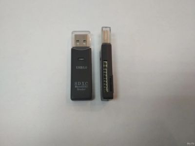 Лот: 13770486. Фото: 1. Card Reader USB 3.0 GL3224 SDXC... Картридеры