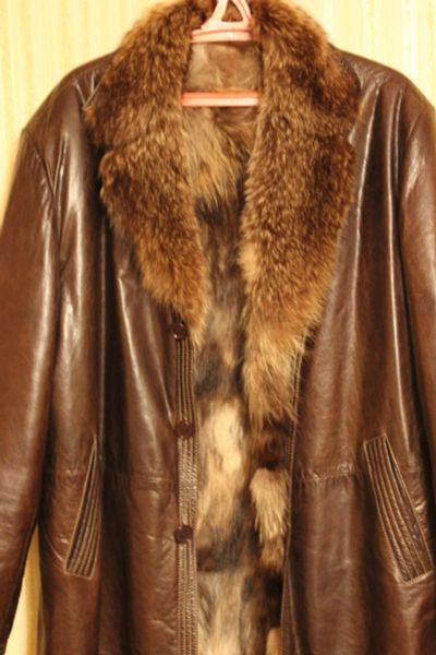 Лот: 6790305. Фото: 1. Куртка кожаная мужская, зимняя. Верхняя одежда
