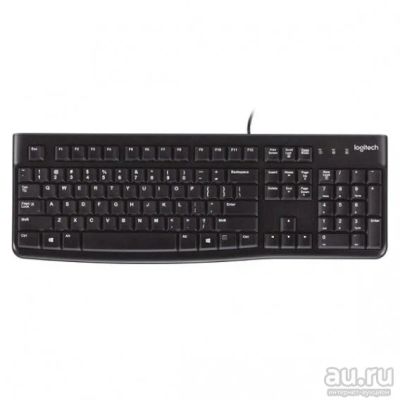 Лот: 14291868. Фото: 1. Клавиатура Logitech K120 USB черная. USB хабы
