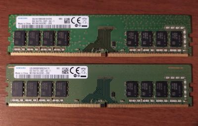 Лот: 13996860. Фото: 1. Samsung DDR4 16GB ( 2 x 8GB... Оперативная память
