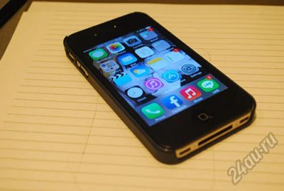 Лот: 5670741. Фото: 1. Iphone 4s ( 8gb / black). /Идеальное... Смартфоны