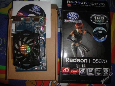 Лот: 1484953. Фото: 1. Sapphire Radeon HD5670 1GB GDDR5. Видеокарты