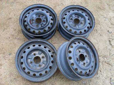 Лот: 3397828. Фото: 1. Штамповка R14 4x114.3 Nissan 4шт... Диски