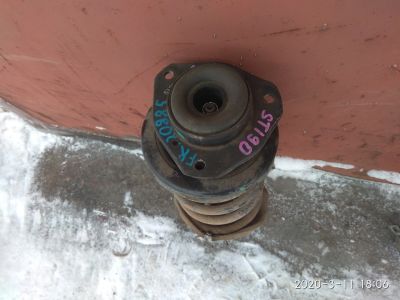 Лот: 15647200. Фото: 1. Стойка передняя правая corona... Ходовая, подвеска, рулевое управление