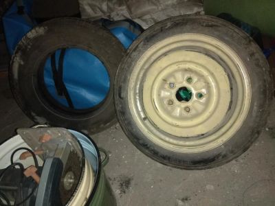 Лот: 11272205. Фото: 1. Запасное колесо/запаска/банан. Шины на дисках