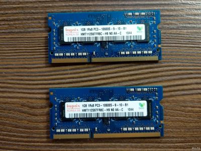Лот: 14995415. Фото: 1. 2Gb (2x1Gb) Hynix HMT112S6TFR8C-H9... Оперативная память