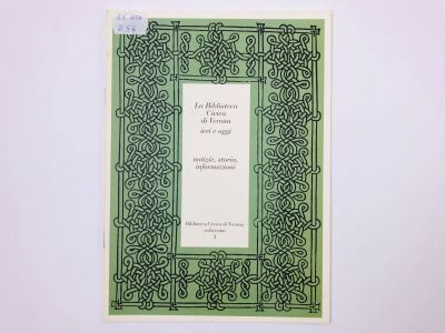 Лот: 23277557. Фото: 1. La Biblioteca Civica di Verona... Другое (литература, книги)