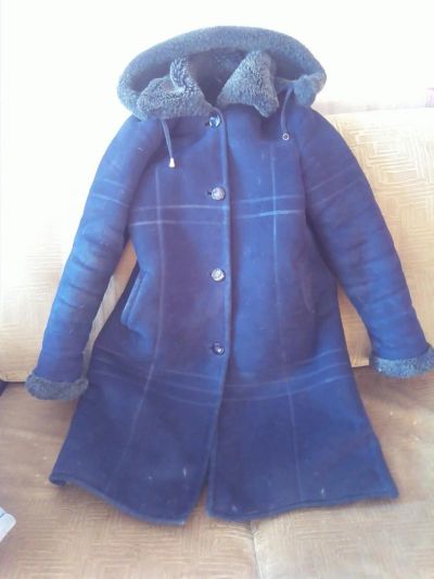 Лот: 6825967. Фото: 1. Дубленка искусственная 46 размер. Верхняя одежда