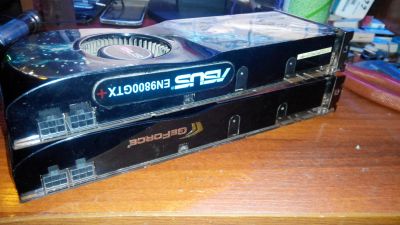 Лот: 8514449. Фото: 1. Asus en9800GTX и foxconn 9800GTX. Видеокарты