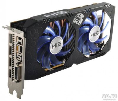 Лот: 11464322. Фото: 1. Видеокарта HIS RX580 ICEQ2 x2... Видеокарты