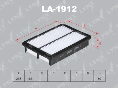 Лот: 13357153. Фото: 1. Lynx LA-1912 Воздушный фильтр. Расходные материалы