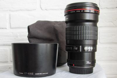 Лот: 18730021. Фото: 1. Canon EF 200mm f2.8LII USM. Объективы