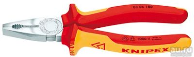 Лот: 8595070. Фото: 1. Плоскогубцы 180 мм VDE Knipex... Ручной инструмент