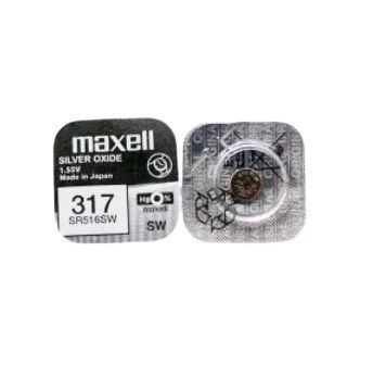 Лот: 17642619. Фото: 1. Батарейка Maxell SR516SW, 1.55V. Батарейки, аккумуляторы, элементы питания