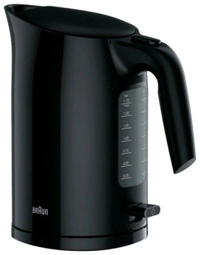 Лот: 12436983. Фото: 1. Электрочайник BRAUN WK 3100 черный. Чайники, кофемашины, кулеры