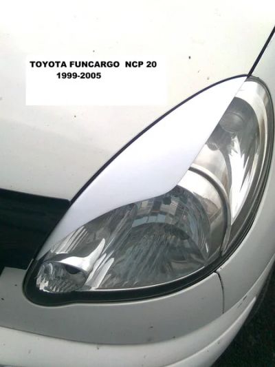 Лот: 913532. Фото: 1. Реснички на фары Toyota Funcargo... Детали тюнинга