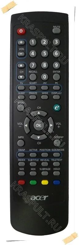 Лот: 15904767. Фото: 1. Пульт ACER VZ.M1808.001 ORIGINAL. Пульты ДУ