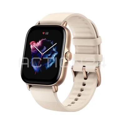 Лот: 19561756. Фото: 1. Умные часы Amazfit GTS 3 Ivory... Смарт-часы, фитнес-браслеты, аксессуары