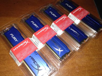 Лот: 12852997. Фото: 1. Оперативная память DDR3 4 Gb HyperX... Оперативная память