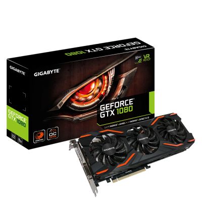 Лот: 17029643. Фото: 1. Gigabyte GeForce GTX 1080 WindForce... Видеокарты