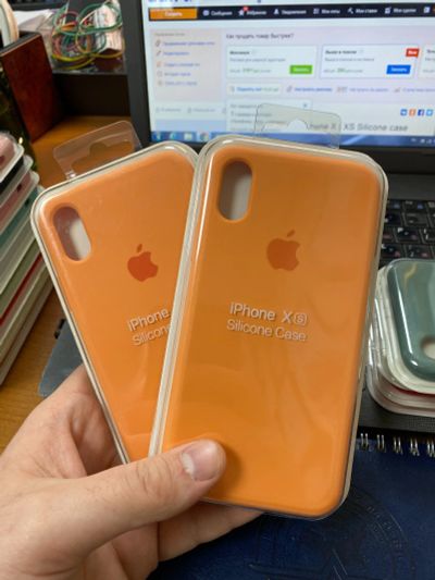 Лот: 16972870. Фото: 1. Чехол для iPhone X | XS Silicone... Чехлы, бамперы