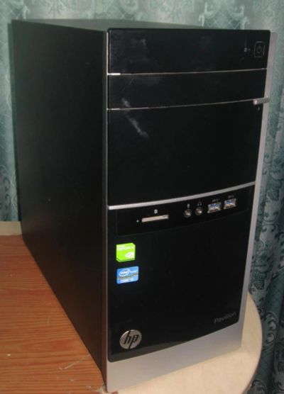 Лот: 9862002. Фото: 1. брендовый HP игровой s-1155 системный... Компьютеры в сборе