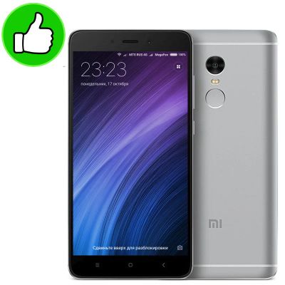 Лот: 9163800. Фото: 1. Xiaomi Redmi Note 4X 32GB Серый... Смартфоны