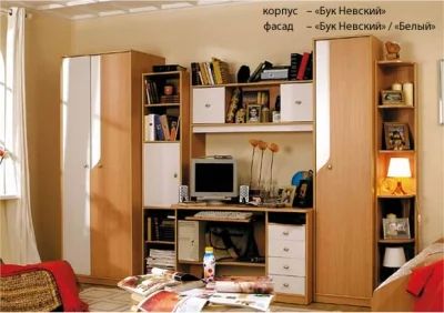 Лот: 4139297. Фото: 1. Набор мебели в детскую комнату... Шкафы, стеллажи, комоды