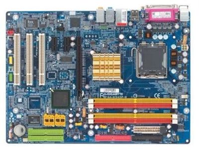 Лот: 10022764. Фото: 1. Матеиинская плата Gigabyte GA-8I945P-G... Материнские платы