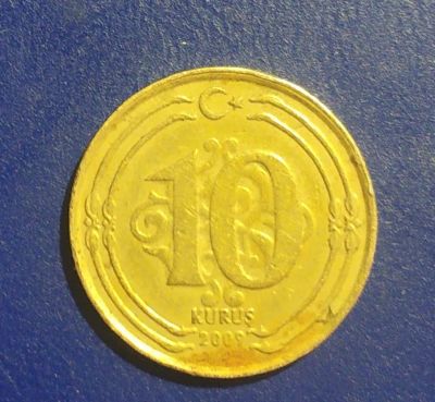 Лот: 25026963. Фото: 1. Турция 10 курушей 2009 г. Европа