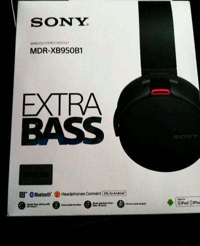 Лот: 11417084. Фото: 1. Наушники беспроводные sony MDR-XB950B1. Красноярск
