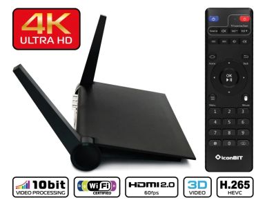 Лот: 11350170. Фото: 1. Smart-TV приставка iconBIT Movie... Цифровое, спутниковое ТВ