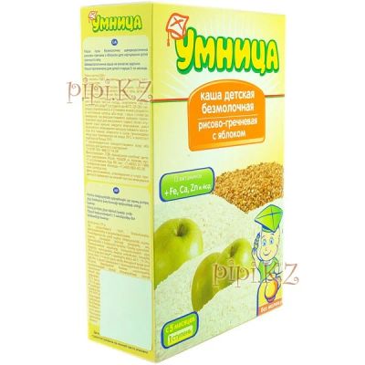 Лот: 3677674. Фото: 1. Умница каша рис гречка яблоко. Детское питание