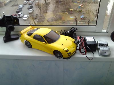 Лот: 3941312. Фото: 1. Tamiya Mazda RX-7+ЗУ Anderson... Автомоделизм