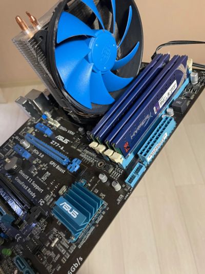 Лот: 19657858. Фото: 1. Комплект i7 3770+asus 77z+fury... Комплекты запчастей