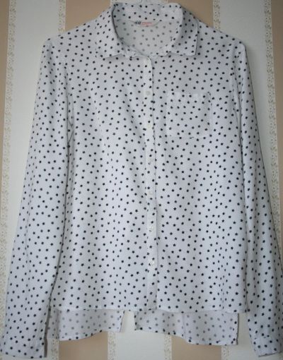 Лот: 13228647. Фото: 1. Рубашка, 100% вискоза, H&M, р... Блузы, рубашки, водолазки