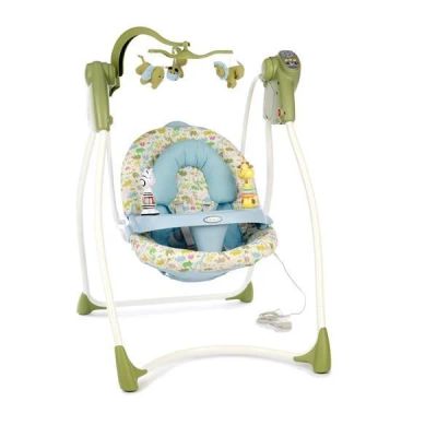 Лот: 3077117. Фото: 1. Качеля GRACO работает от сети. Ходунки, прыгунки, качели
