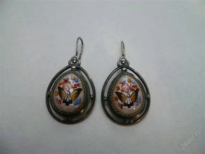 Лот: 2658963. Фото: 1. серьги старые МК. Другое (антиквариат)