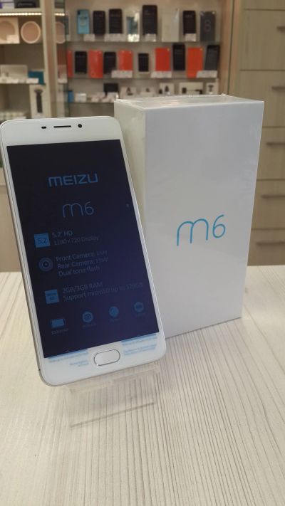 Лот: 12498352. Фото: 1. Meizu M6 Silver 2/16 ГБ | Экран... Смартфоны