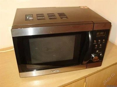 Лот: 10215018. Фото: 1. микроволновка Sanyo EM-D7-DL17. Микроволновки, мини-печи