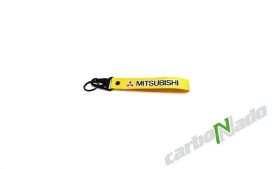 Лот: 17204379. Фото: 1. Брелок на карабине Mitsubishi... Брелоки для ключей