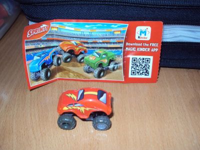 Лот: 7379438. Фото: 1. Киндер Игрушка Машинка Красная. Игрушки