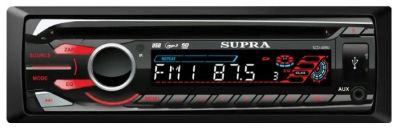 Лот: 8113686. Фото: 1. Автомагнитола Supra SCD-409U новое... Автомагнитолы