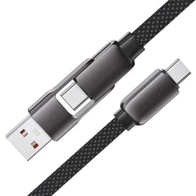 Лот: 25789865. Фото: 1. Кабель ACEFAST C13-04 USB-A/USB-C... Шлейфы, кабели, переходники