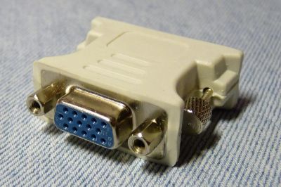Лот: 3269929. Фото: 1. Переходник VGA-DVI. Шлейфы, кабели, переходники